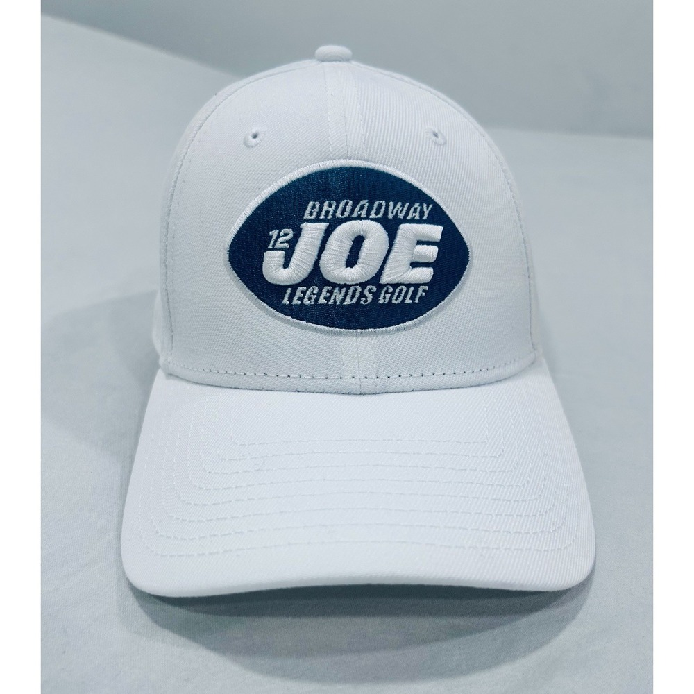 New Era Broadway Joe Namath 12 Foundation Legends Golf Adjustable Hat Cap White